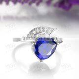 KZCR293 18K Gold Plated Jewelry Love Heart Ring thumbnail-5