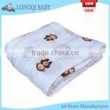 MB-MS-002 Custom Printed Soft Touch Cotton Muslin Baby Swaddle Blanket thumbnail-4