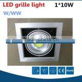 Factory Price High Power Recessed Ceiling Grille Led 10W, Downlight Led Cob Grille Light 10 Watts