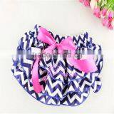 Brown Leopard With Hot Pink Bow Bloomers- Toddler Ruffle Shorts-ruffle Shorts thumbnail-4