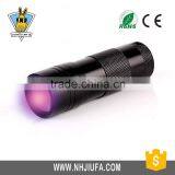 JF 12 Led 390nm-365nm Purple light uv Flashlight, uv Blacklight Flashlight Urine Detector, uv led Torch