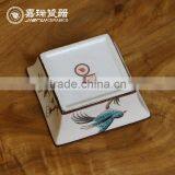 Korean Pure Hand Painted Ceramic Popcorn Bowl thumbnail-6