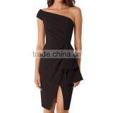 Latest Modern Short Dresses Celebrity Mermaid Dress Pattern Insert Mesh Panel Dress Black Sleeveless Mesh Dress thumbnail-6