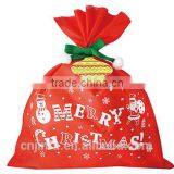 Cheap Small Christmas Drawstring Bag Non Woven