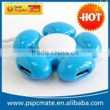Flower Shape 4 Port Usb 2.0 HUB thumbnail-1