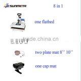 Sunmeta Manufacturer T-Shirt Mugs Caps Printing 8 in 1 Combo Heat Press Machine(SB400E) thumbnail-2