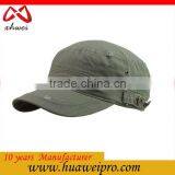 Pure Color Simple Trendy and Retro Military Army Cap Unisex Bulk Military Hat thumbnail-3