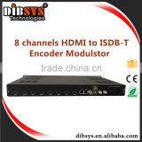 8 Channel Hdmi to Isdb-t Modulator