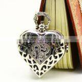 Fancy Side Open Small Size Heart Shaped Pocket Watch in Bulk thumbnail-1