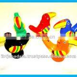 Ceramic Decoration Figurine - Tucan Shape, Ceramic Chirping Bird, Ceramic Bird Whistle thumbnail-1