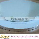 Silver Round Cake Drum Boards 1/2" 12mm THICK Wedding, Birthdays thumbnail-2