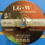 H536 China Factory Price 180*6*22mm Black/red Depressed Center Grinding Wheel for Metal/inox/stainless Steel thumbnail-5