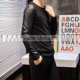 Leathe Sleave T-shirts/full Fitted T-shirts/latest Model T-shirts thumbnail-3