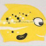 China Supplier Fish Shark Shape Funny Swimming Cap Silicone thumbnail-4