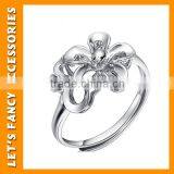 High Quality 925 Sterling Silver Ring Wedding Jewelry Clear Wedding Ring PGRG0084 thumbnail-3