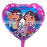2016 Sale Party Supplies Single Foil Balloons Dora Balloons Cartoon Foil Helium thumbnail-3