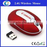 China Manufacturer 2.4Ghz PC Cordless Silk Screen Printing Mouse thumbnail-4