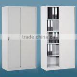 Glass Door Steel Book Cabinet/sliding Door Metal Book Cabinet /full High Office Storage Book Cabinet thumbnail-2