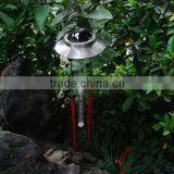 Multi Color Changing Bubble Tube Wind Spinner Solar Hanging Garden Light Outdoor Solar Wind Chime Light Wind Spinner Light