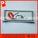 Polyester Woven Label White Woven Label for Jeans and Shoes thumbnail-3