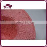 Girl Pink Straw Sun Hat Paper Floppy Hat With Colorful Flower thumbnail-6