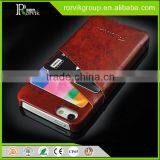 Premium PU Leather Surface Coated Non Slip Slim Fit PC Back Hard Case Cover for IPhone SE 5S 5 thumbnail-1