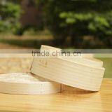 Eco-friendly Round Bamboo Restaurant Food Steamer thumbnail-6