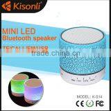 HOT Wireless Bluetooth Speaker Mini LED Light Bluetooth Speaker With TF Card Slot thumbnail-3