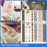 Body Metallic Temporary Bracelet Tatoo/ Gold Chain Metallic Tattoo Stickers for Hands Quality Choice thumbnail-3