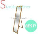 Floor Standing Wooden Frame Vintage Standing Mirror thumbnail-1