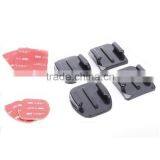 2x Flat & 2x Curved Mounts With 3M Adhesive Pads, for GoPro Hero 3+/3/2/1 thumbnail-1