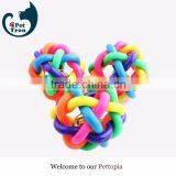 Voice Rainbow Ball Pet Dog Toy thumbnail-1