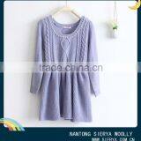Women's Cable Knitting Dress Knitwear
