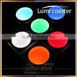 2016 Colorful Changing LED Light Drink Beer Glow Cup Coaster thumbnail-3