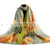 new fashion plain polyester scarf from China