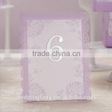 2015 Wholesale purple table place card for wedding