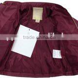 Baby Girl Fashion PU Jacket Stock thumbnail-2