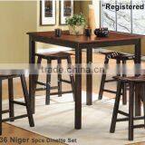 Furniture,Storage / Pub Set,table, Chair(Niger 5pcs Dinette Set) thumbnail-1