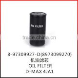8-97309927-D D-max 4JA1 Oil filter 8973099270