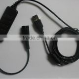 New USB Adapter (USB QD cord) for call center headset