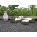 HC-J007 synthetic rattan outdoor curved sofa classic sofa