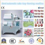 CE Standard Semi-automatic Cake Tray Forming Machine Paper Cake Tray Forming Machine