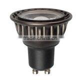 GU10 5W ,cob Led Spot 80lm/w ,china Supplier 3000k With Aluminum House and Lens