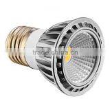 3W E27 COB Led Spotlight Bulb Replacement 25W Incandescent Lamp,aluminum House With Reflector,Warm White