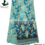 New Arrival French Net Lace Fabric, African Tulle Lace Fabric With Stones JYN48