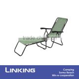 foldable sun bed with armrest