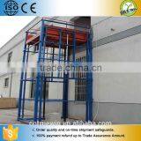 Fixed Guide Rail Cargo Hydraulic Chain Freight Elevator thumbnail-3