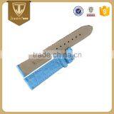 Lambskin Back Lining Crocodile Leather Smart Watch Band Manufacturer