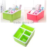 Office Desk Organizer 4 Slots Desktop Storage Box