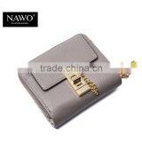 Customized Hasp Open Wallet Women Genuine Leather Coin Hand Purse thumbnail-4
